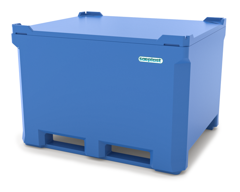 Insulated Bulk Container for Storage and Transport of Large Fish